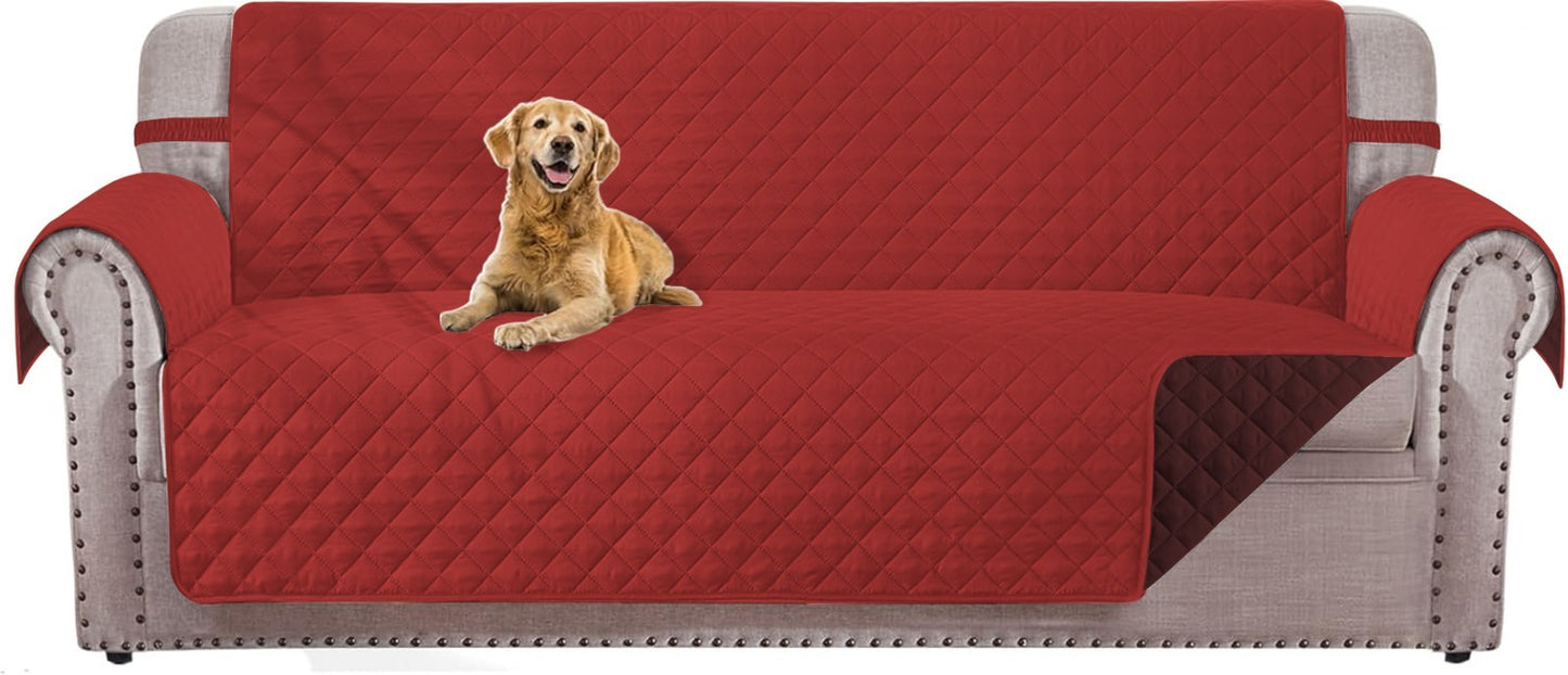 Non Slip Sofa Quilted Slip Covers Water Resistant Pet Protectors 1/2/3 Seater UK