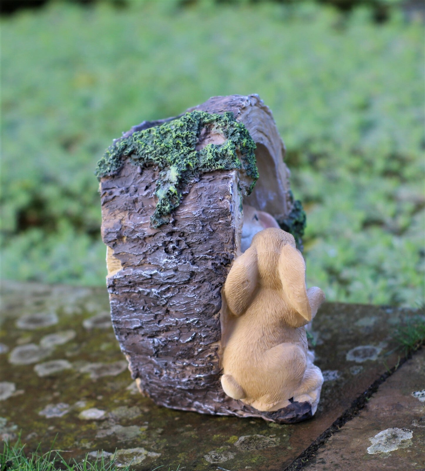 Garden Ornament Solar Powered Decorative Animal Rabbit Bunny Light Up