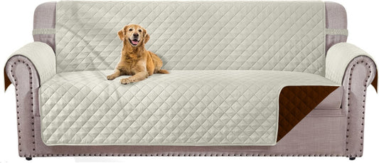 Non Slip Sofa Quilted Slip Covers Water Resistant Pet Protectors 1/2/3 Seater UK