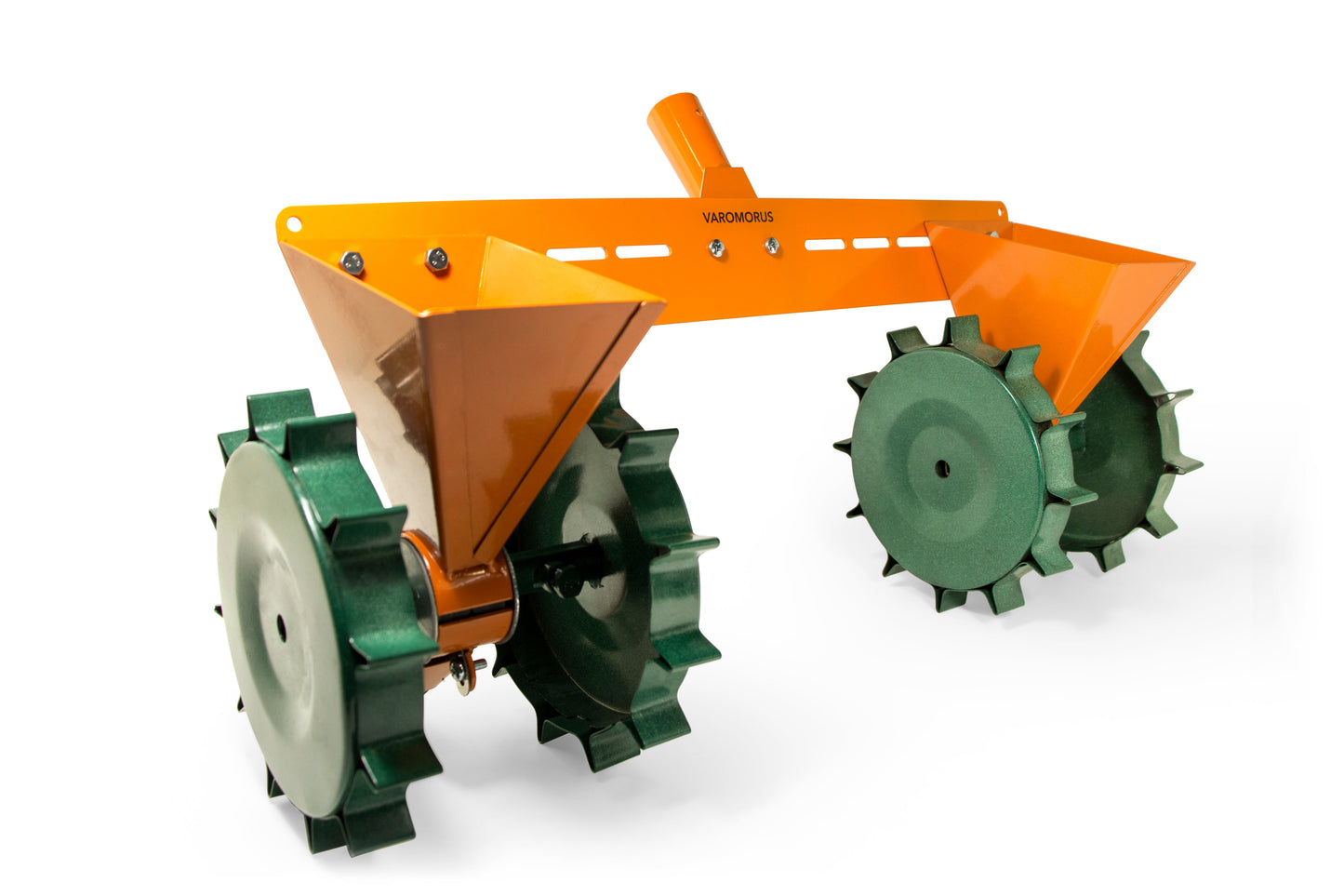 VAROMORUS CORN BEANS VEGETABLE METAL SEEDER 2-ROW MANUAL PLANTER