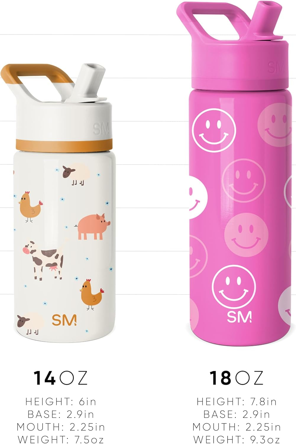 Kids Water Bottle with Straw | Insulated Stainless Steel Reusable Tumbler for Toddlers, Girls, Boys | Summit Collection | 415Ml | Pink Ballerina