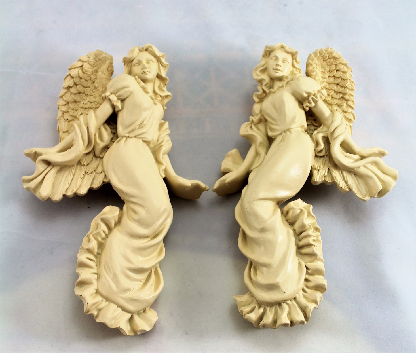 Door Frame Angel Wings Wall Sculpture Ornament Garden Home Decor Secret Fairy