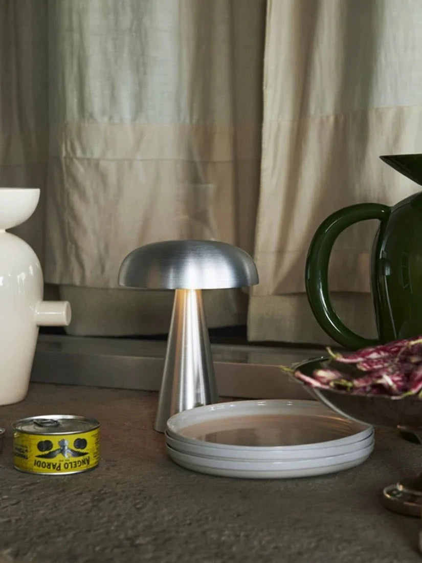 Modern Mushroom Dimmable Portable Led Table Lamp - Como SC53