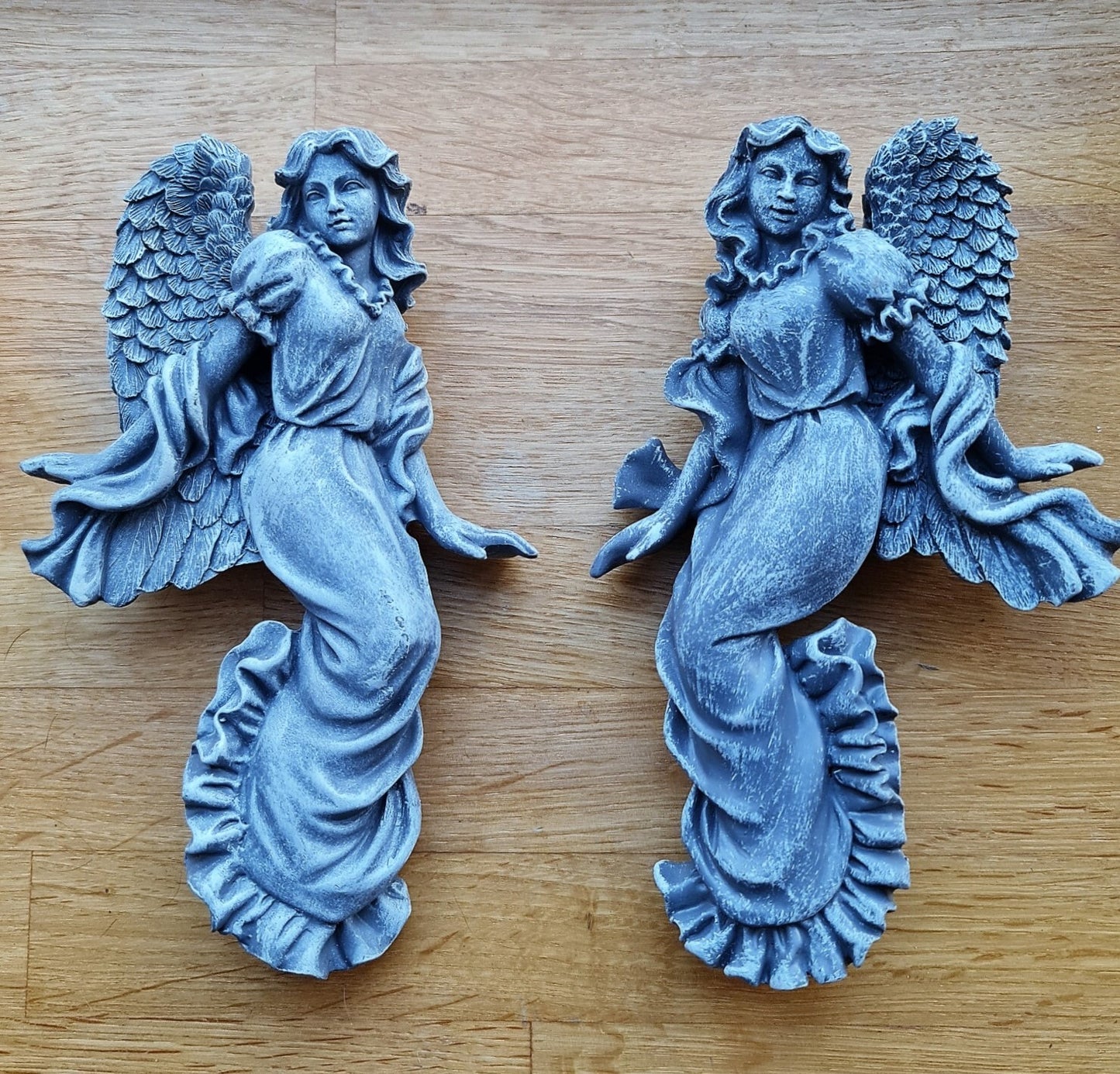 Door Frame Angel Wings Wall Sculpture Ornament Garden Home Decor Secret Fairy